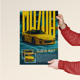 Mazda RX-7 – Rotary Legend Poster